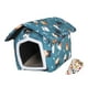 thumbnail image 1 of Caseta plegable para gatos de exterior, refugio para gatos callejeros, cueva cálida para mascotas, artículos para mascotas S Green, 1 of 9