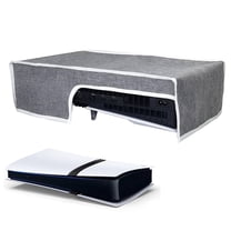 for PS5 Pro Dust Cover, Horizontal Mode Dustproof Shell Protective Sleeve for PS5 Pro Disc & Digital Console, Oxford Cloth Anti-Scratch Waterproof Easy Access Cable Port