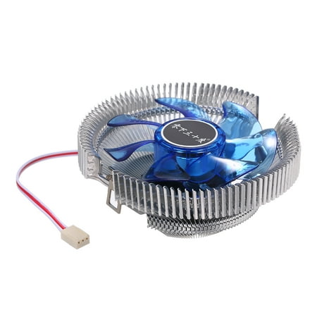 Hydraulic CPU Cooler Heatpipe Fans Quiet Heatsink Radiator for Intel Core AMD Sempron Platform with Blue