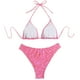 thumbnail image 3 of WILLBEST Trajes de Baño Para Mujer, E Traje de Baño Tankini Para Mujer, Ropa de Playa, Traje de Bikini Con Estampado Floral y Sombrero Para El Sol Para Verano, 3 of 7