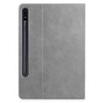 thumbnail image 6 of Allytech Galaxy Tab S8 Plus 2022 X800 Case Galaxy S7 FE 2021 T730/ S7 Plus 2020 12.4" T970 Case with S Pen Holder, Slim Leather Anti-Slip Stand Folio Cover Smart Shell with Auto Wake/Sleep - Gray, 6 of 8