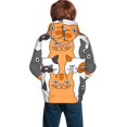 thumbnail image 6 of Kll Unisex Kids Boys Girls Hooded Pocket Pullover Hoodies-Funny Cats, 6 of 9