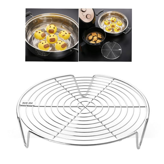 Round Steaming Rack Steaming Tray Circular Steamer Holder for Restaurant Pot 20cm