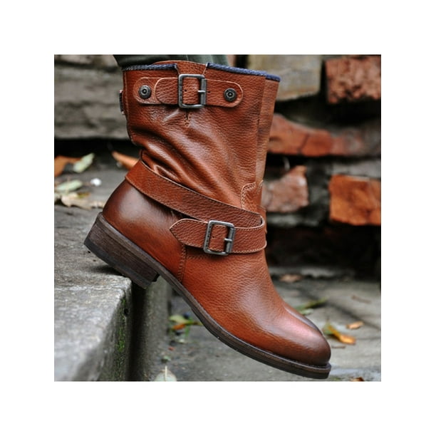 Brown motorcycle boots clearance womens
