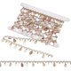 thumbnail image 1 of 5 yardas de flecos de lentejuelas blancas con forma de concha, adorno de trenza colgante de concha, adorno de borla para coser, 1 of 9