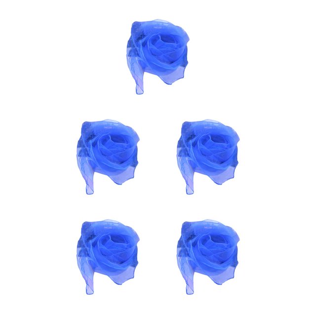 Minnieouse Bufandas cuadradas Pañuelo de gasa Adornos para el cabello Accesorios sedosos Accesorio de fiesta para representaciones teatrales Royalblue Type2 NO2 Minnieouse CBP321272