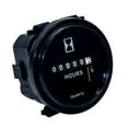 thumbnail image 3 of Round Hour Meter OZ-USA® Gauge Quartz 12-24-48 Volt Golf Cart 48V 24V 12V Cat Komatsu RV, 3 of 8