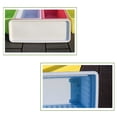 thumbnail image 4 of Wweixi 3pcs Resin Rectangular Planting Pot Drainage Hole Vegetable Flower Planter Home Garden Plant Tray Red 44x19x14cm, 4 of 9