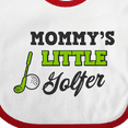 thumbnail image 4 of Inktastic Mommys Little Golfer with Golf Club and Ball Boys or Girls Baby Bib, 4 of 4