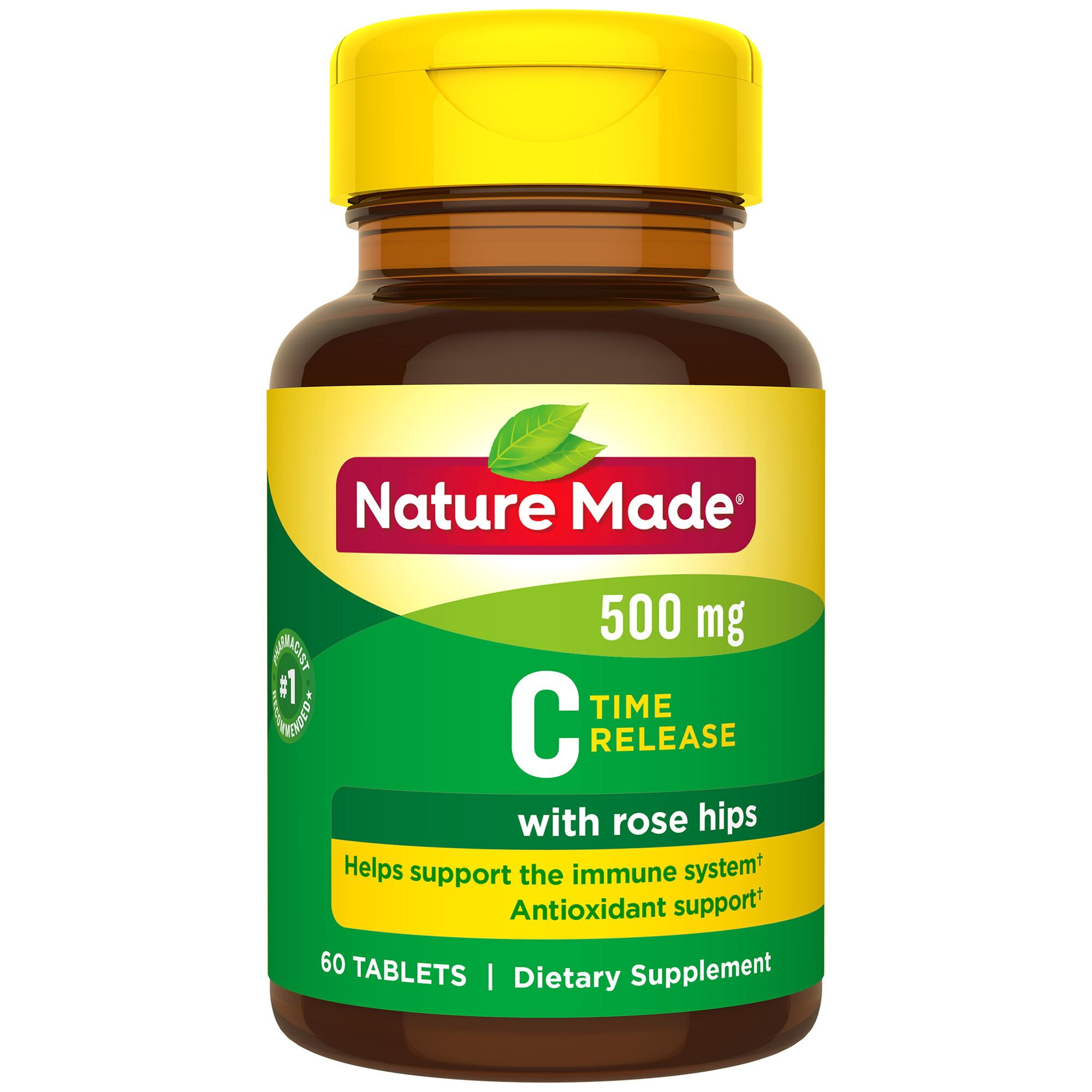 Nature Made Vitamin C Tablets, 500 mg, 60 Count
