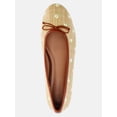 thumbnail image 6 of Free Assembly Women's Raffia Daisy Ballet Flats with Bow, 6 of 9