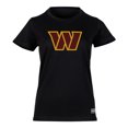 thumbnail image 1 of NFL Playera Aficionado Básica Washington Commanders Negro para Mujer, Talla Chica, 1 of 5