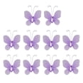thumbnail image 1 of MasteelfCA 50pcs Simulation Wired Mesh DIY Wedding Craft Decoration Home Decoration(Lavender), 1 of 7