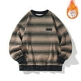 thumbnail image 2 of fartey Men's Vintage Grandpa Sweaters Oversized Striped Pattern Western Sweater Color Block Grunge Hippie Knit Pullover Tops, 2 of 3