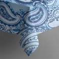 thumbnail image 5 of Blue Paisley Pattern Square Tablecloth,Waterproof Square Table Cover,Wipeable Spillproof Washable Table Cover for Home Kitchen Party Decor 60"x60"(152x152cm), 5 of 6