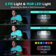 thumbnail image 2 of Cámara web NBPOWER 1080P 60 FPS en streaming con micrófono y luz RGB, 2 of 7