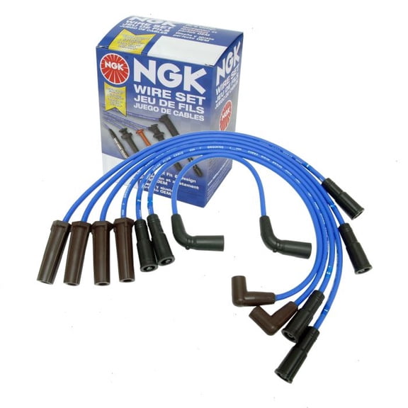 NGK Spark Plug Wire Set compatible with GMC Sierra 1500 4.3L V6 1999-2006