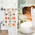 thumbnail image 7 of Yayeee 100% Cotton Hand Towels for Bathroom 16" x 28" Soft Absorbent Kitchen Towel, Minimalist Geometric Pattern, 7 of 7