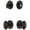 Timeless Bronze, variant on Grandeur 826783 Circulaire Solid Brass Single Cylinder Keyed Entry Knobset And Deadbolt