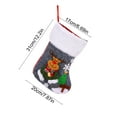 thumbnail image 3 of Zmeidao Mini Christmas Stockings Bulk, Christmas Stockings Santa Claus Snowman Reindeer Bear Candy Xmas Hanging Stockings for Christmas Tree Ornament Decorations Gift Holder 12.2", 3 of 6