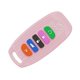 thumbnail image 5 of Juguetes De Dentición De Silicona Suave Portátil Con Forma De Llaves De Coche Para Bebés, Niños, Niños, Rosa, 5 of 9