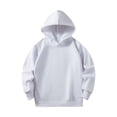 thumbnail image 4 of Ymyiu Long Hoodies for Girls Back To School Shirt Girls Sweatshirt Teen Cute Pullover Tops Hoodies 2T 3T(White, 2-3 Years), 4 of 4