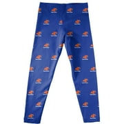 Girls Infant Vive La Fete Blue Coast Guard Academy Bears All Over Print Leggings