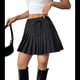 thumbnail image 1 of Faldas Plisadas para Mujer, Falda de Tenis de Cintura Alta, Falda Pantalón Deportiva con Bolsillos. Cinturón Fino Negro L, 1 of 9