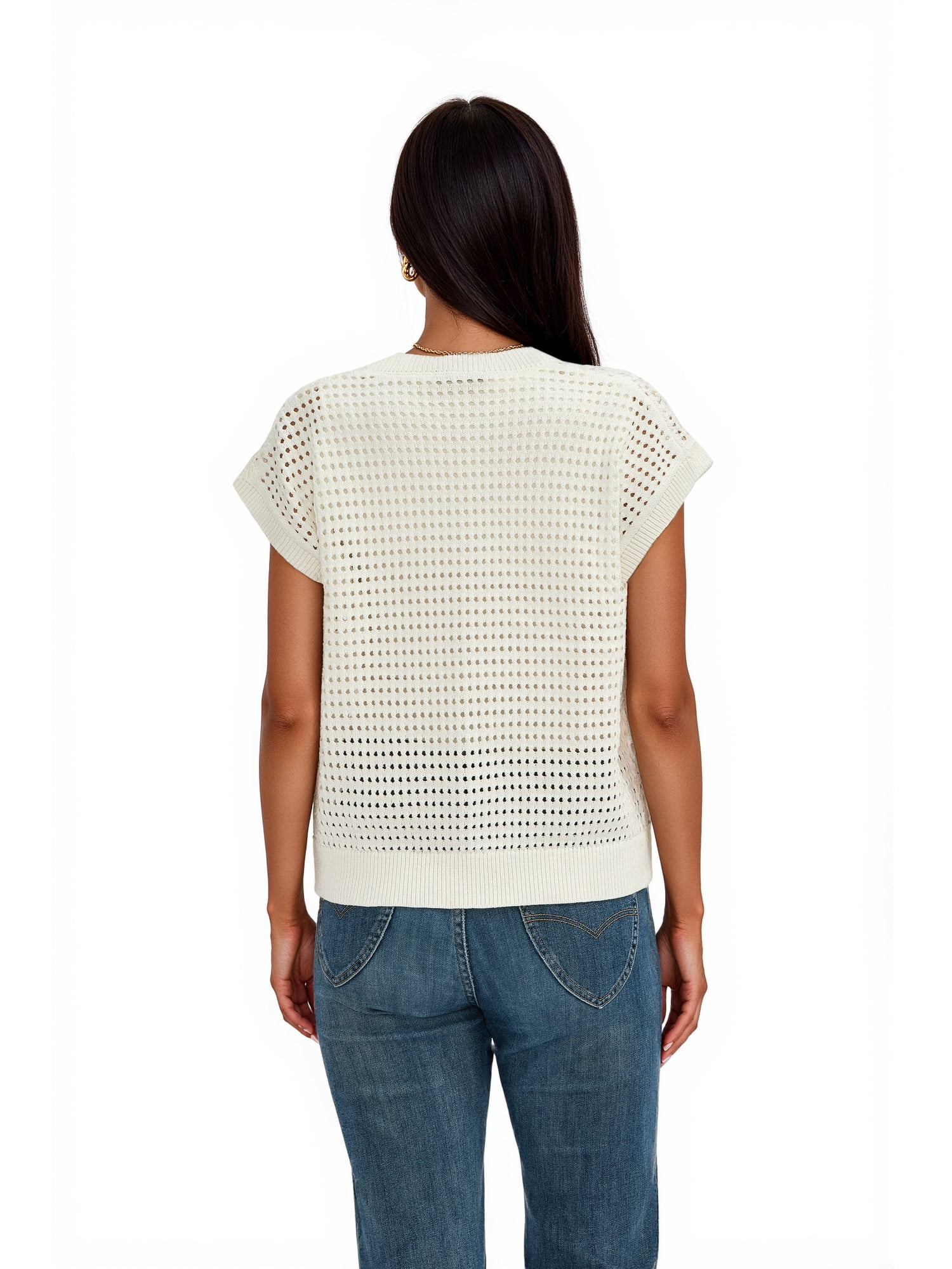 PRETTYGARDEN Women's Sleeveless V Neck Sweater, Sizes S-XXL