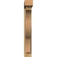thumbnail image 2 of Ekena Millwork 6"W x 32"D x 44"H Funston Block Rough Sawn Bracket w/ Offset Brace, Western Red Cedar, 2 of 25