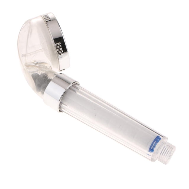 Ducha de baño de mano presurizada con rociador de lluvia triple filtrado 6 cm de diámetro