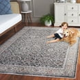 thumbnail image 3 of SAFAVIEH Artifact Aubrey Floral Polyester Area Rug, Charcoal/Gray, 4' x 6', 3 of 8