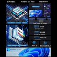 thumbnail image 2 of G3 Mini PC N150 8GB RAM 512GB SSD DDR4 WiFi 6 Bluetooth 5.2 Compact Desktop Computer for Office and Gaming US Power Plug, 2 of 4