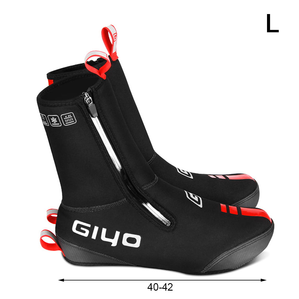 1 Pair Waterproof Cycling Shoe Cover Warm Motorcycle Bicycle/Bike Rain Boots-US 
