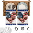 thumbnail image 5 of Independence Day Kitchen Towels Set of 2, American Flag Leopard Print Love Wooden Absorbent Dish Towels for Kitchen, Microfiber Hand Towel, Quick Drying Tea Towel for Cleaning Decorative Dishcloths, 5 of 7