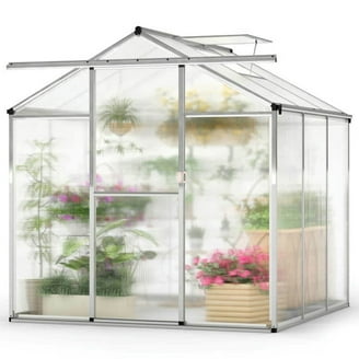 KING BIRD Premium 8x6FT Polycarbonate Greenhouse for Outdoors