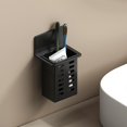 thumbnail image 6 of 1 functional toothpaste bathroom toothbrush stand wall-mounted toothbrush storage rack bathroom storage rack, 6 of 8