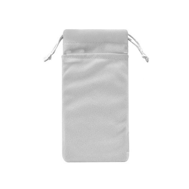 Storage Bag Wear-resistant Dust-proof Dual-layer External Hard Drive Carry Pouch for Digital Parts-Grey M