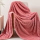 thumbnail image 1 of Manta de forro polar suave 70x100cm - manta gruesa y mullida para cama, sofá y siesta, diseño a rayas en beige, gris, verde, azul, caqui, rosa, 1 of 6