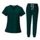 thumbnail image 1 of Conjunto De Uniforme Médico Para Mujer, 2 Piezas, Cómodo Conjunto Médico Para Mujer, Camiseta Y Pantalones De Enfermera, 1 of 8