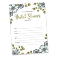 thumbnail image 2 of Inkdotpot 30FloralFill-In Style Bridal Shower Invitations Wedding Blank Invites, 2 of 8