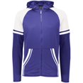 thumbnail image 1 of Adult Retro Grade Jacket, Purple & White - 3XL, 1 of 1