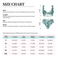 thumbnail image 2 of Kdxio Penguins Print Women's 2 Piece High Waisted Wrap Spaghetti Strap Summer Swimsuit Bikini Set-X-Large, 2 of 5