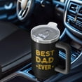 thumbnail image 4 of 1pc Best Dad 40oz Tumbler with Straw & Handle - Insulated Stainless Steel Cup | Holiday Gift for Man Women (Christmas, Valentine's, Birthday), 4 of 5