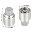 thumbnail image 4 of Metal Para Coche Extracción Llave Rueda Bloqueo Tornillo Tuerca Anti Robo Tornillo Tuerca Tornillo, 4 of 7