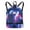Galaxy, variant on Dry Wet Drawstring Backpack with Shoe Compartment for Women Waterproof Yoga String Bag Outdoor Sports Rucksack for Gym/ Beach/ Swim Pool, Peony