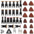 thumbnail image 1 of 149/88Pcs Oscillating Saw Blades High Carbon Steel Bi-Metal Oscillating Multitool Blades Multifunctional Cutting Oscillating Tool for Cutting Wood Metal, 1 of 7