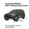 thumbnail image 7 of Classic Accessories OverDrive PolyPRO™ 3 Heavy-Duty Car Cover - Compact SUV or Truck Cover, Up to 187"L, Charcoal, 7 of 7