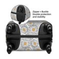 thumbnail image 4 of Kdxio Daisies Flowers Pattern Luggage Cover for Travel,Elastic and Durable,Fits 18-32 Inch,-No luggage included, 4 of 8