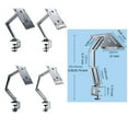 thumbnail image 1 of Langgg Book Stand Ergonomic Multifunctional Angle Adjustable Replacing Universal Rotatable Replacement Desktop Tablet Laptop Bracket Rack Holder Type 2 Grey, 1 of 9